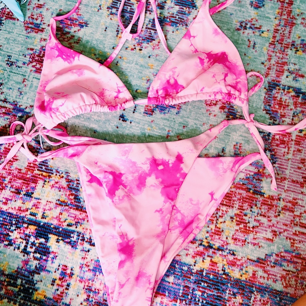 Shein tie dye bikini